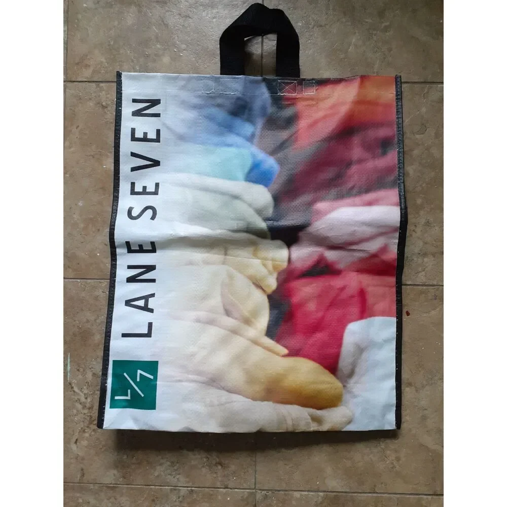Lane Seven L/7 Reusable Grocery Laundry Bag Lot of Two Sz 20